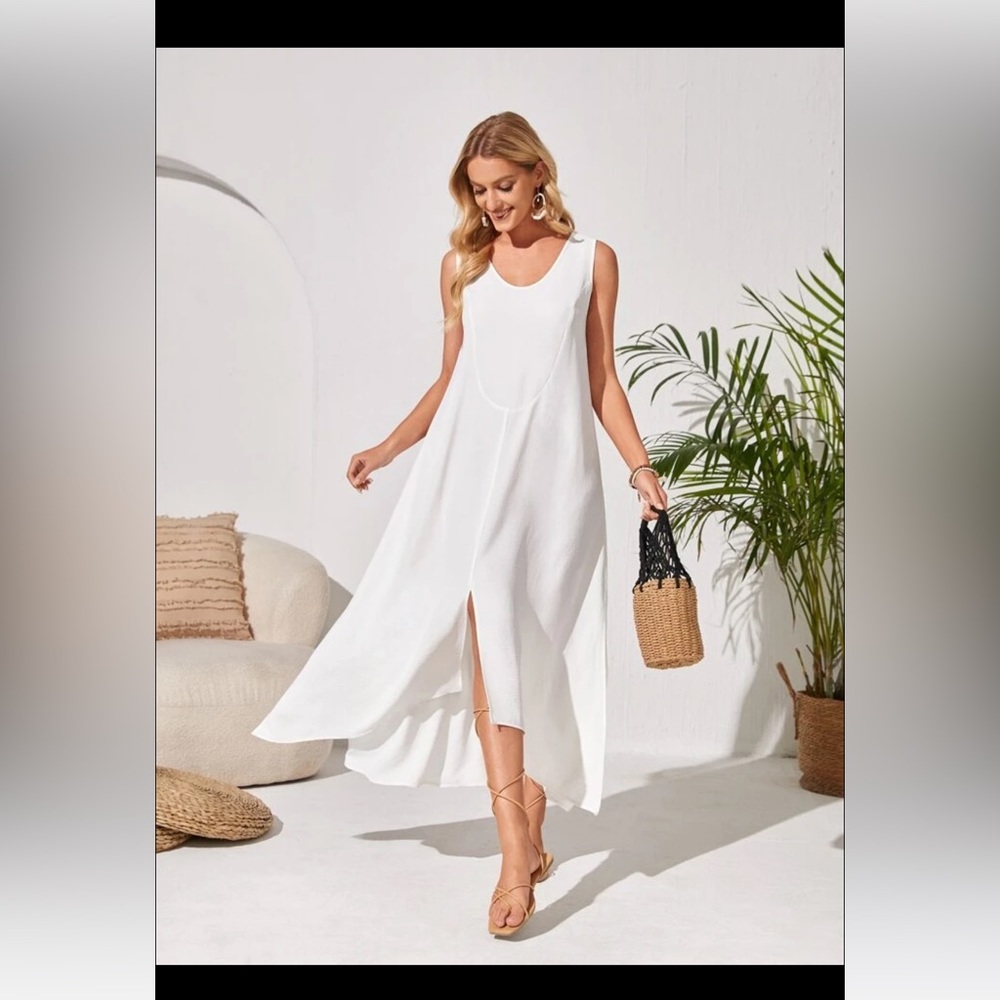 Brand new white tunic dress